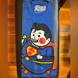 Johnny Cupcakes Big Kid Superman 100% Cotton T-Shirt New Never Worn!!